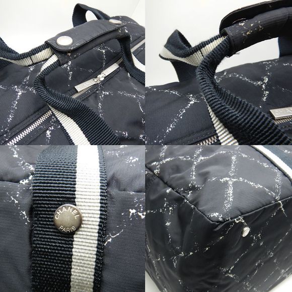 Chanel HandBag Nylon Black - Picture 6 of 8